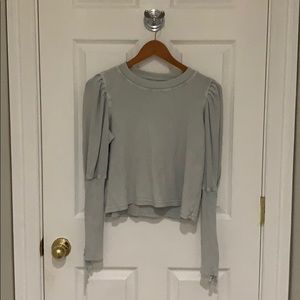 Sage green free people top.